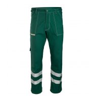 Zielone spodnie robocze do pasa brixton classic z odblaskiem polstar  - 32.jpg